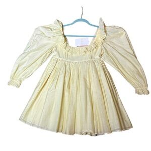 Selkie, silk/organza sample dress, XS